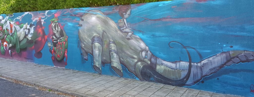 streetart ede keesomtunnel