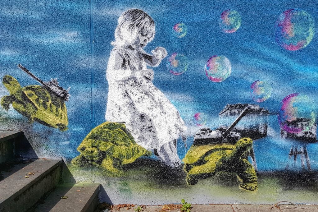 streetart ede keesomtunnel