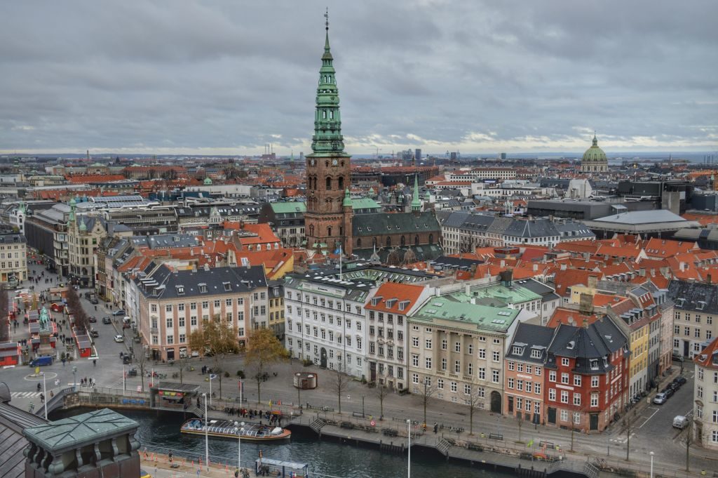 Uitzicht vanaf de Christiansborg toren