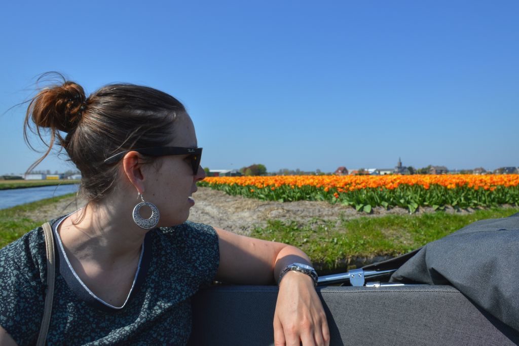 Genieten van het uitzicht vanaf de boot