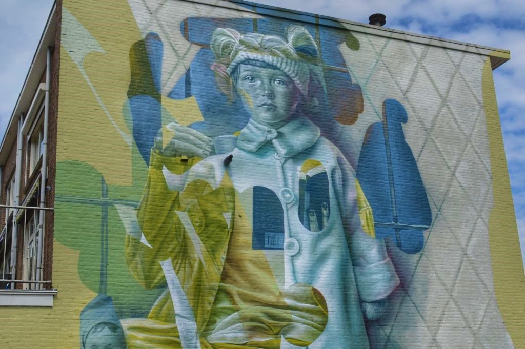 Muurschildering Dordrecht