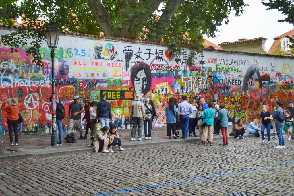 John Lennon muur Praag
