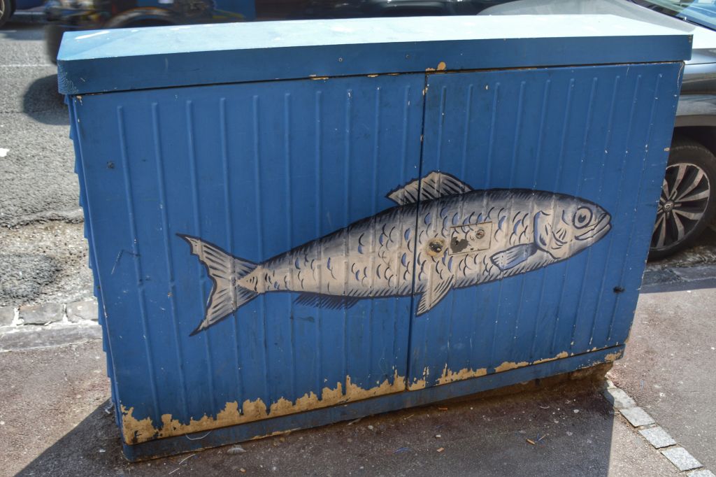 Elektriciteitskastje street art Boulogne-sur-Mer