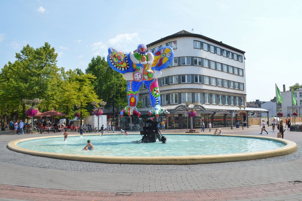 Lifesaver fontein Duisburg
