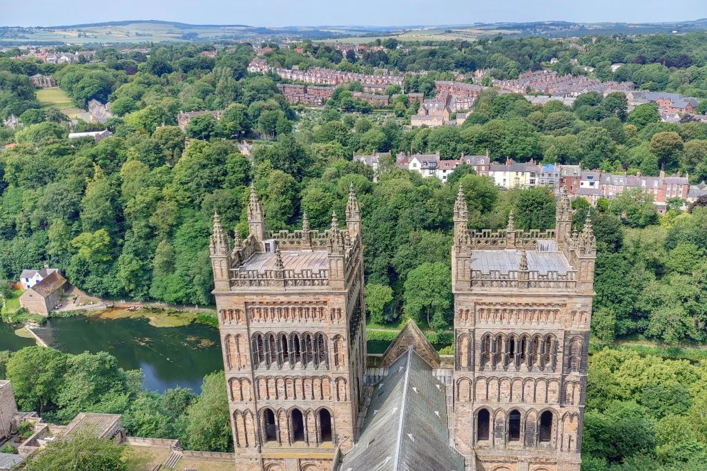Uitzicht kathedraal Durham
