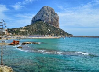 Calpe zonnige bestemmingen Spanje